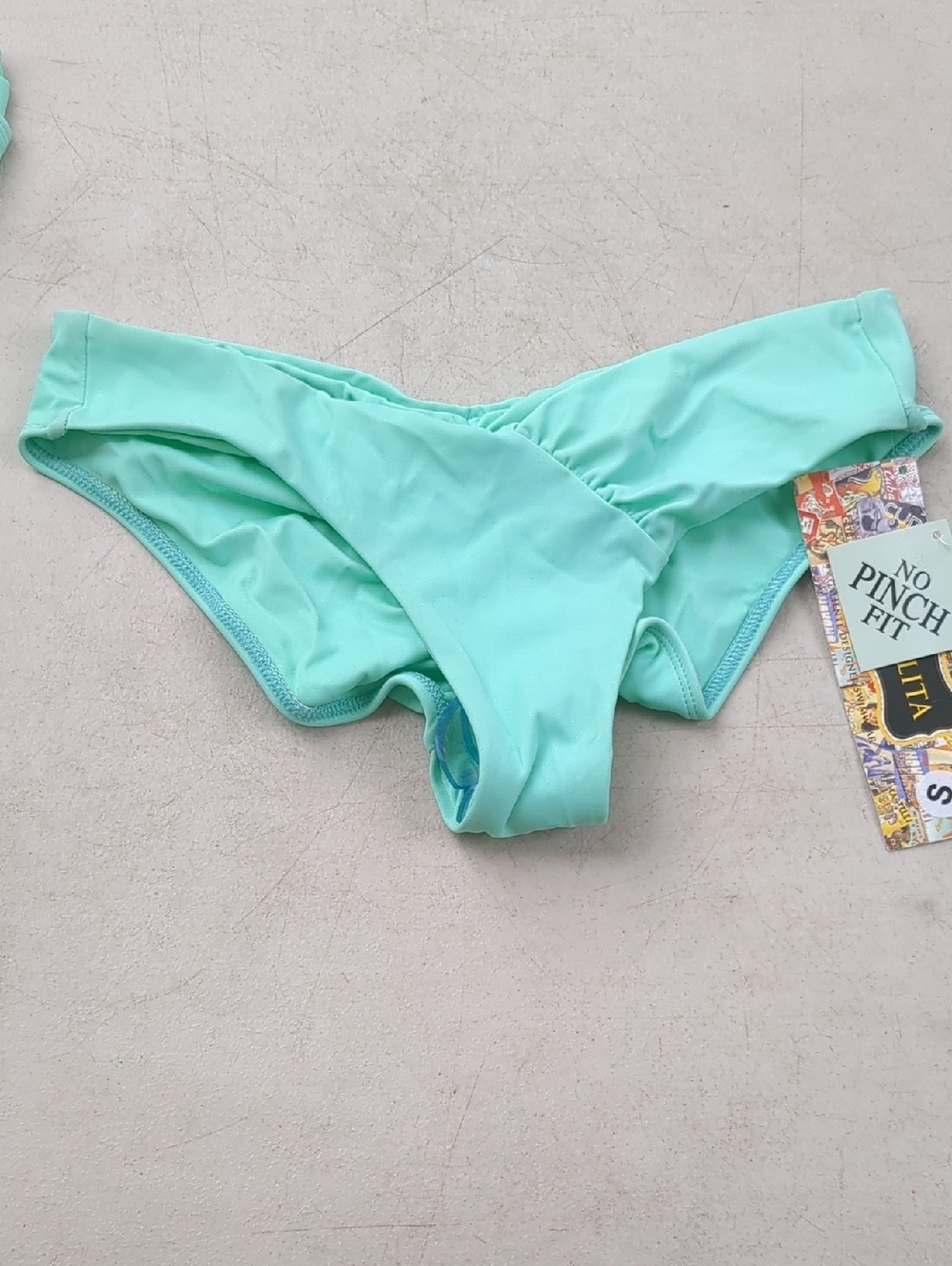 Nicolita Seafoam Green Bikini Bottoms